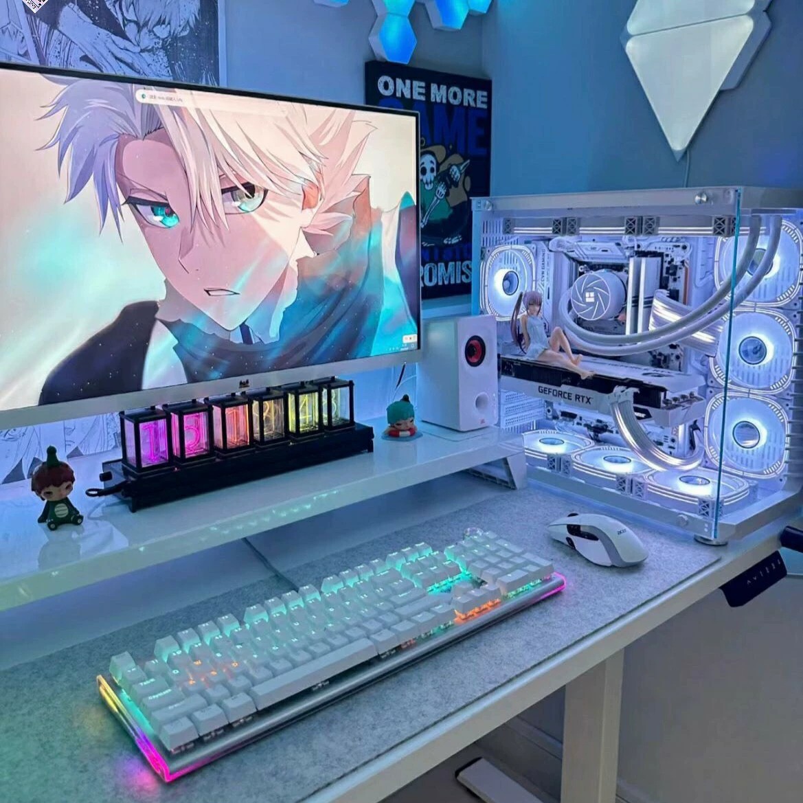 大学旁网咖二手电脑i9i7i5直播设计台式机主机全套个人急出售转让闲置